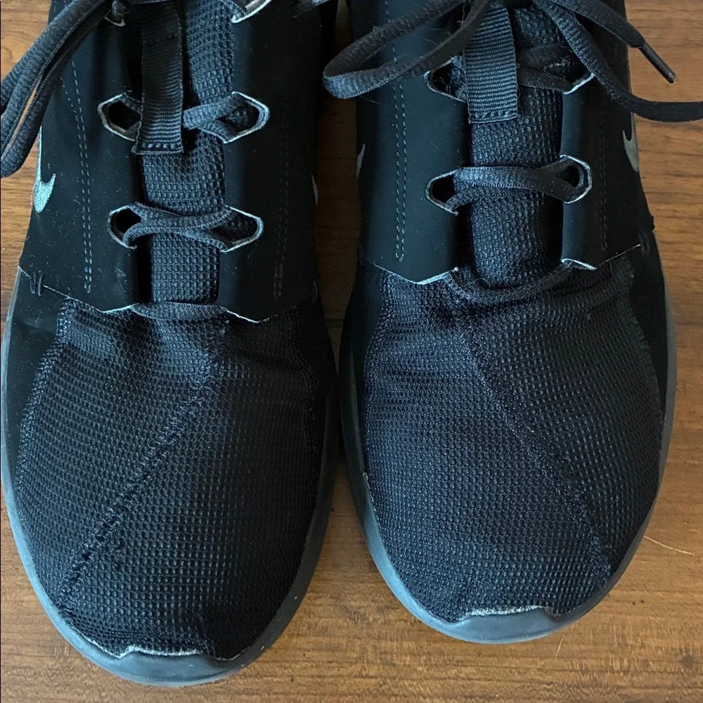 NIKE Men's Size 13 Black Anthracite E-Series AD Tennis‎ Shoes Athletic Sneakers